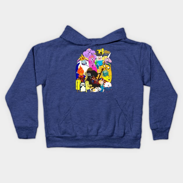 Adventure Time Kids Hoodie by Plushism